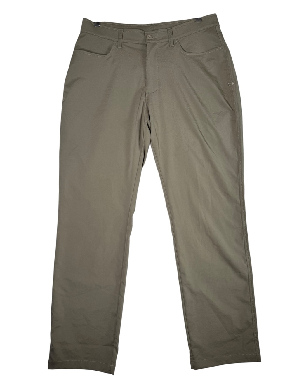 Under Armour Loose UA Tech Golf Pants Lightweight Tan Men's Size 34x32